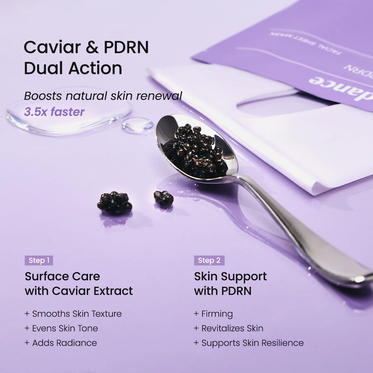 Rejuvenating Caviar PDRN Real Deep Mask - Image 6